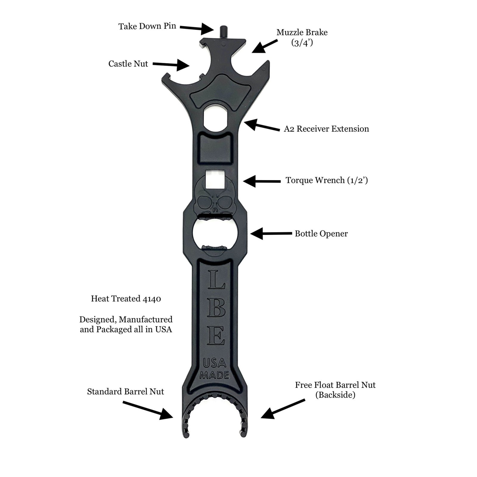 LBE ARMTL AR15 Armorers Tool 706612408202