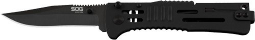 SOG SOG-SJ32-CP SlimJim 3.18" AUS8 SS Folding Knife Black Handle - SOG