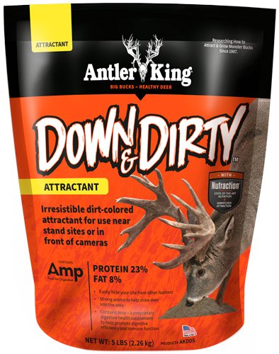 Antler King Down & Dirty Deer Attractant 5 lb High Protein Bag