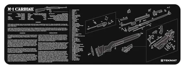 TekMat Armorer's Bench Mat M1 Carbine 12x36 In