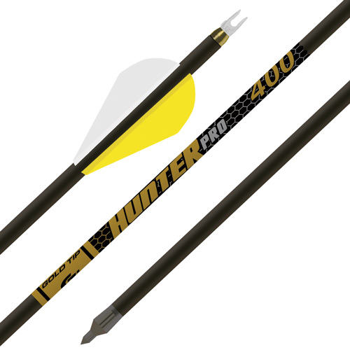 Gold Tip HPRO300A26 Hunter Pro Arrows 300 Raptor Vanes 6pk