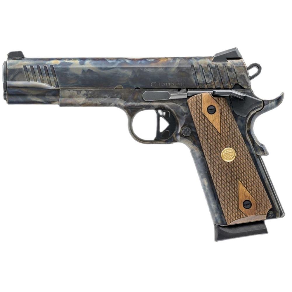Chiappa 1911 Superior Grade Pistol 45 ACP 5in Color Case w/FO Sight&RMR/RMS Plate 8rd - Chiappa Firearms - .45 ACP