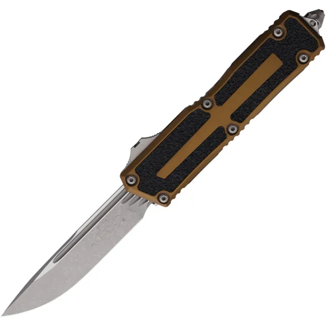 Microtech Scarab II G3 3.97 In SE STD APOC Tan ALU HNDL