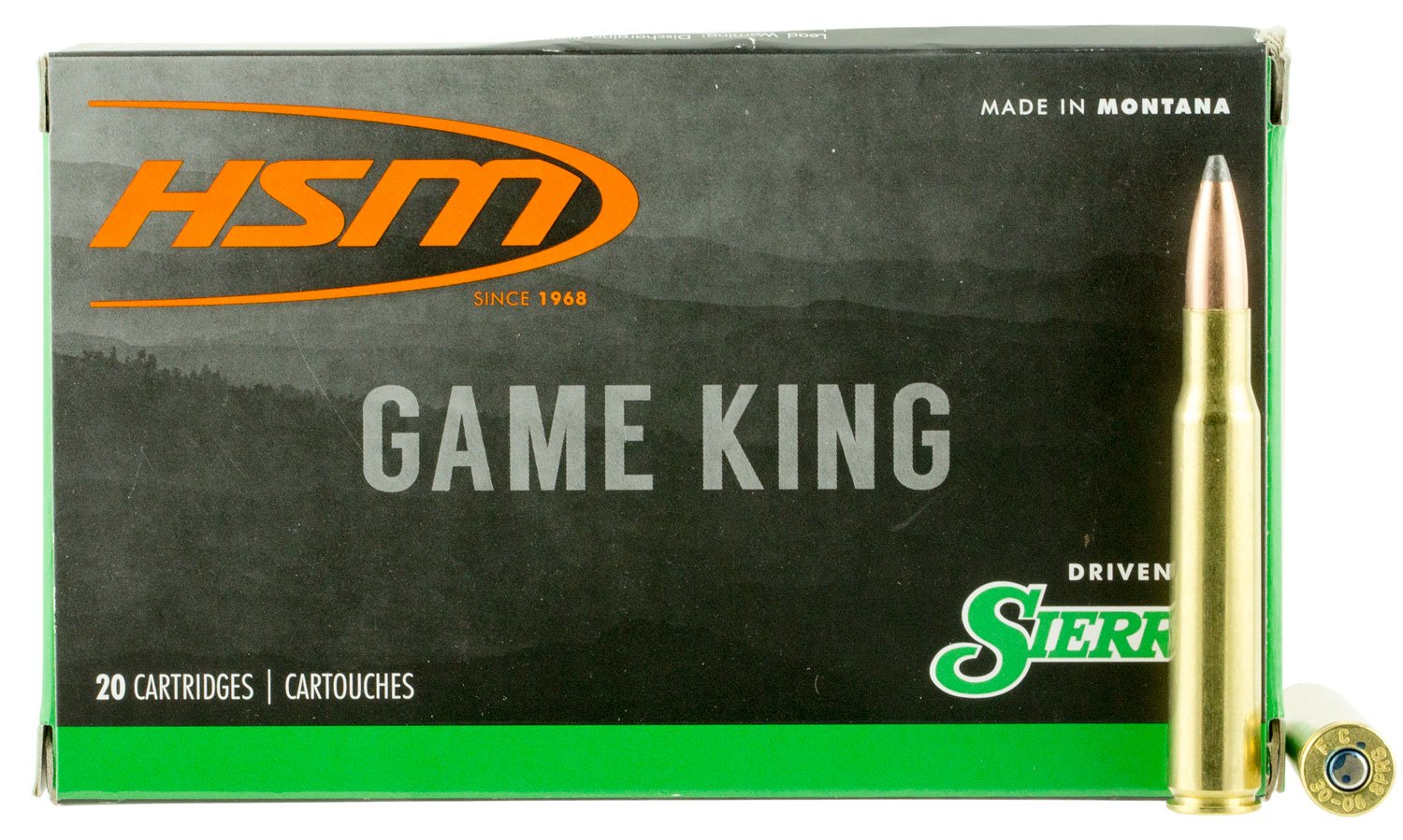 Buy HSM .30-06 Springfield 180gr Sierra GameKing 20 Rounds Rifle Ammo online
