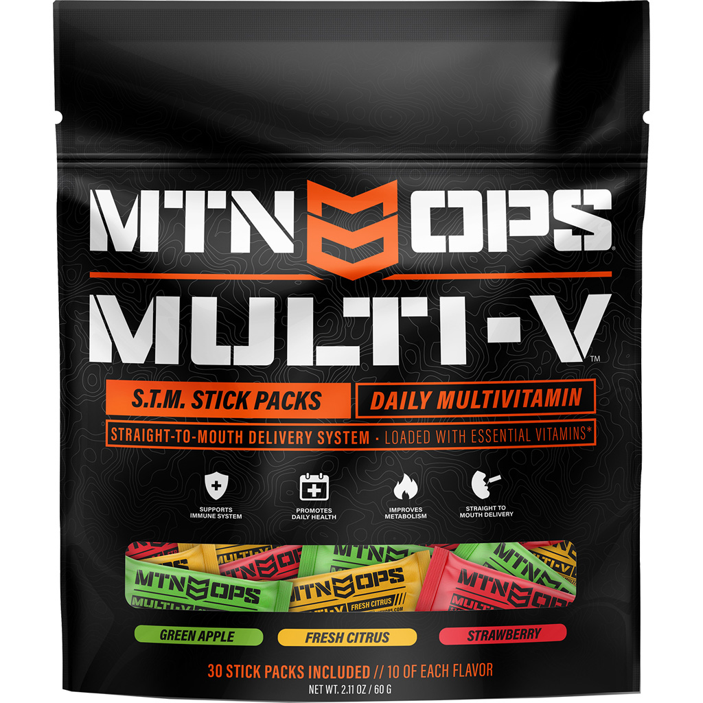 MTN Ops 2116010230 Multi V STM Stick Pack 30ct Daily Multivitamin
