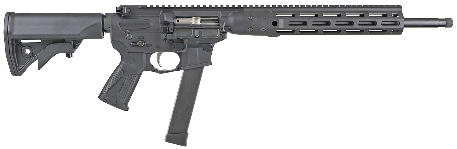 LWRC ICDIR35B16L 9mm 16.1" Barrel 27-Round Black Synthetic Stock - LWRC International - 9mm