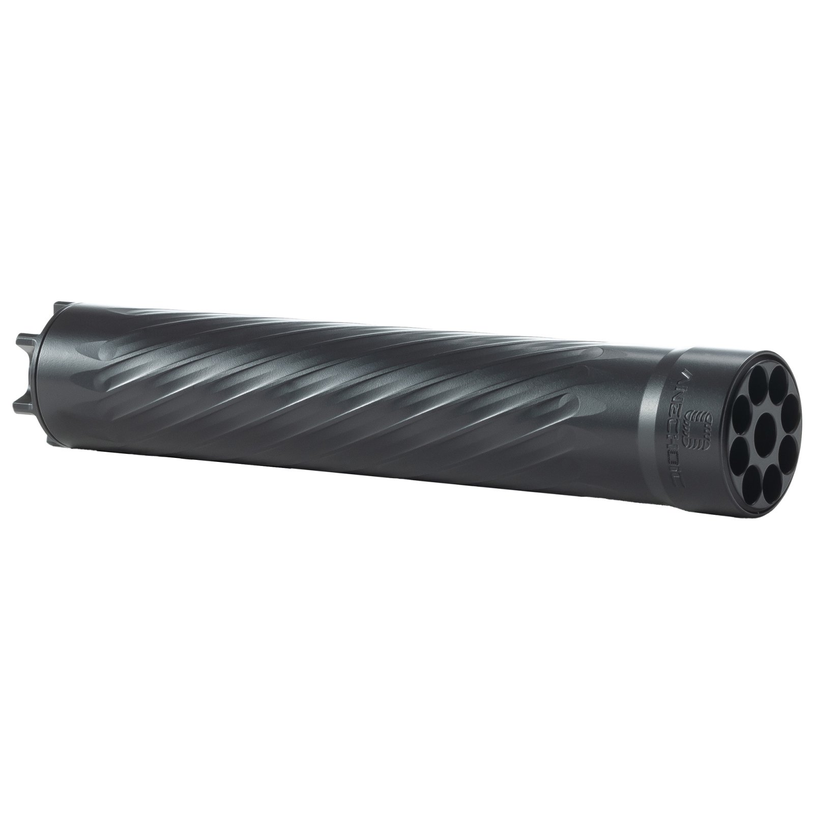 Anechoic X22B 22LR/17HMR/22Mag Suppressor Black 7075-T6/Titanium 1/2"x28