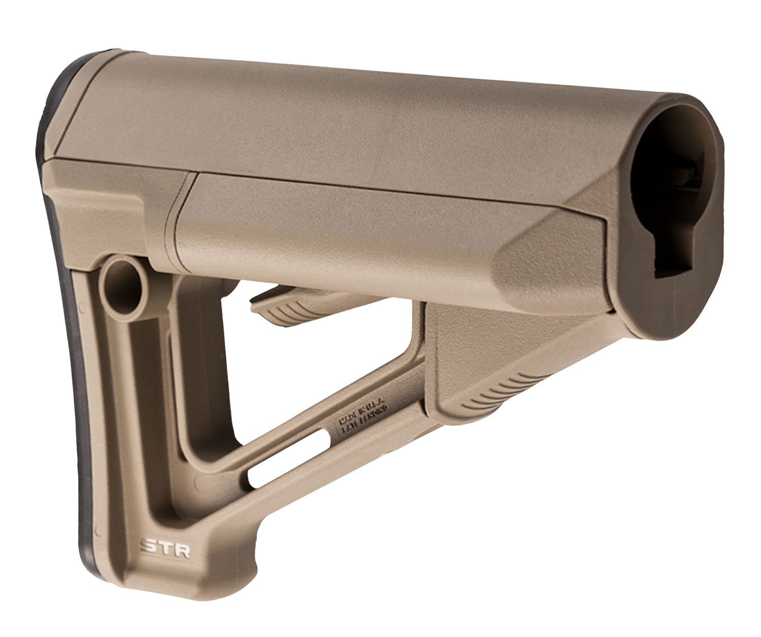 Magpul MAG470-FDE STR Mil-Spec Buttstock, Flat Dark Earth, Storage-Ready