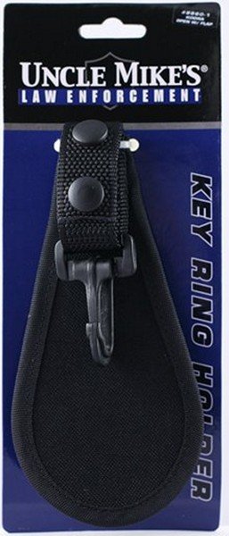 Hunting Shooting Accessory Black Nylon Web Open Key Ring Holder - Uncle Mike's
