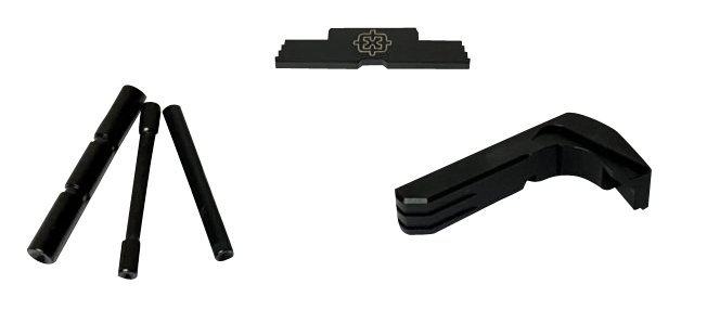 Cross Armory CRG4OKBK 3 Piece Kit for Glock Gen4 - Black Steel/Aluminum