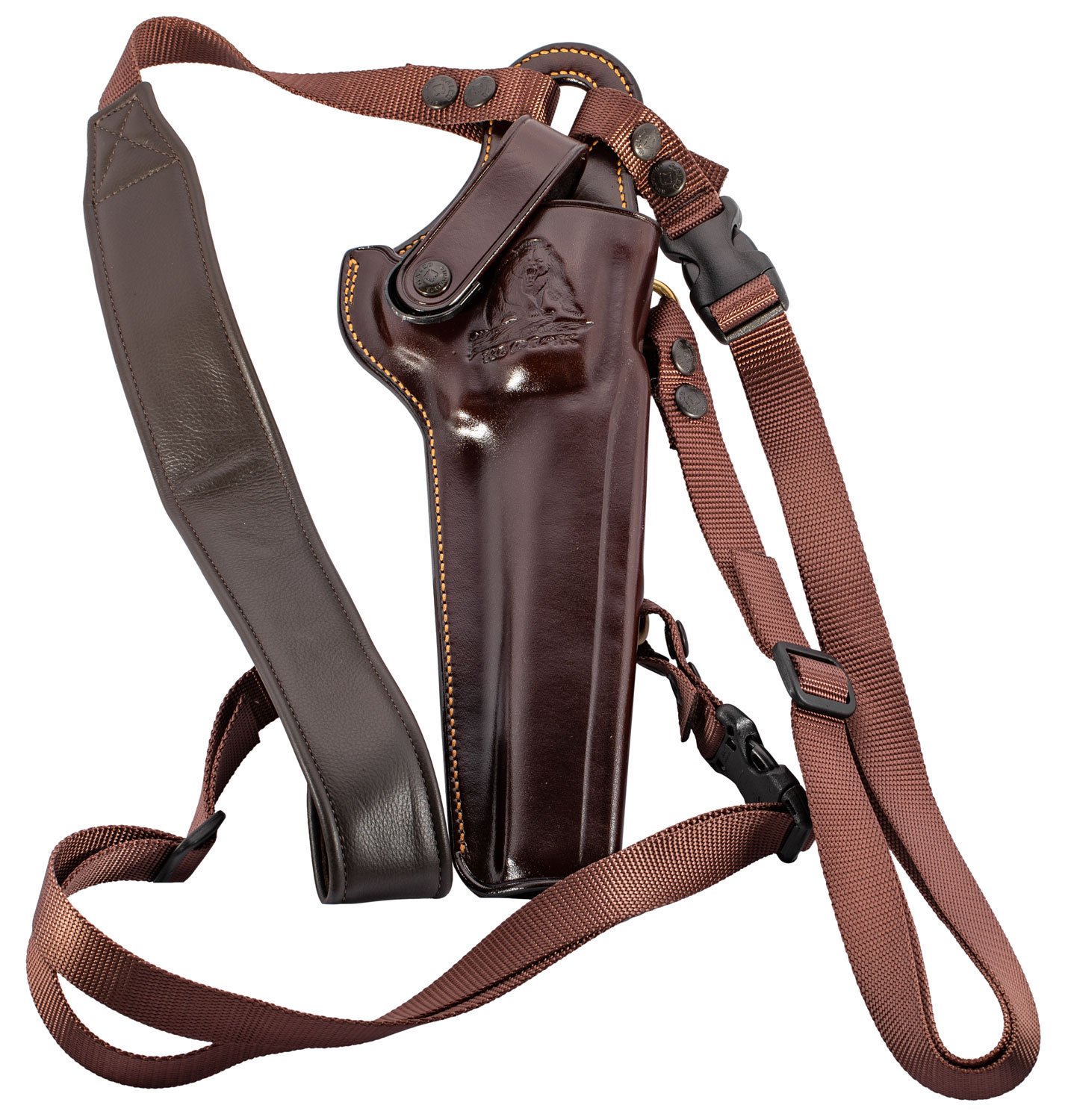 Galco KK130H Kodiak Chest Holster Havana Leather Ruger Super Redhawk 7.5"