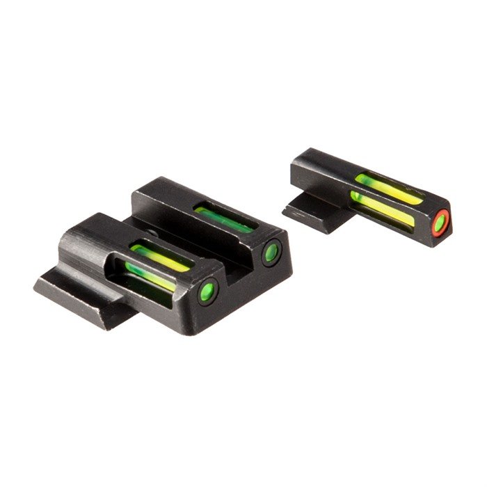 HiViz MPN521 S&W M&P Full/Compact Tritium Sight Set Orange/Green - Hi-Viz
