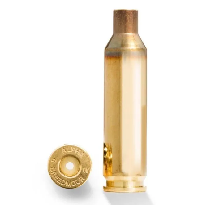 Alpha Munitions AM6100 6mm Creedmoor LRP Brass 100/Box - Alpha Munitions - 6MM CREEDMOOR