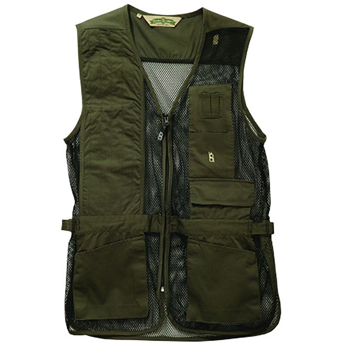 BOB ALLEN FULL MESH SHOOTING VEST SAGE GREEN RH 2XL