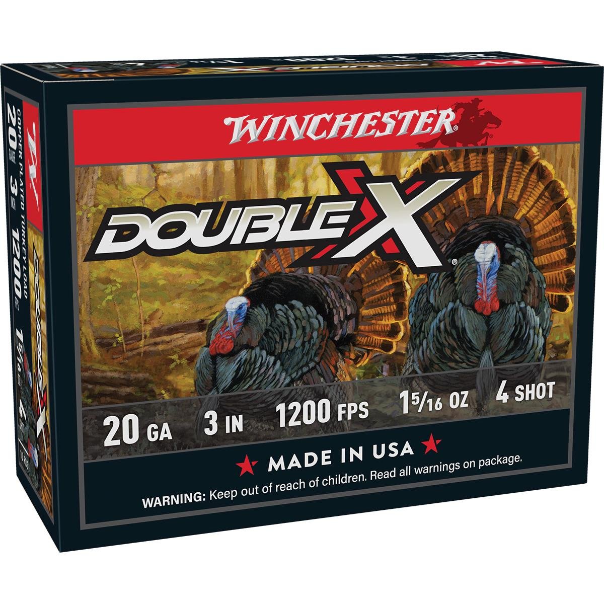 Winchester STH2034 20 Gauge 3 in 1 5/16 oz #4 Shot 1200 fps 10 Rounds