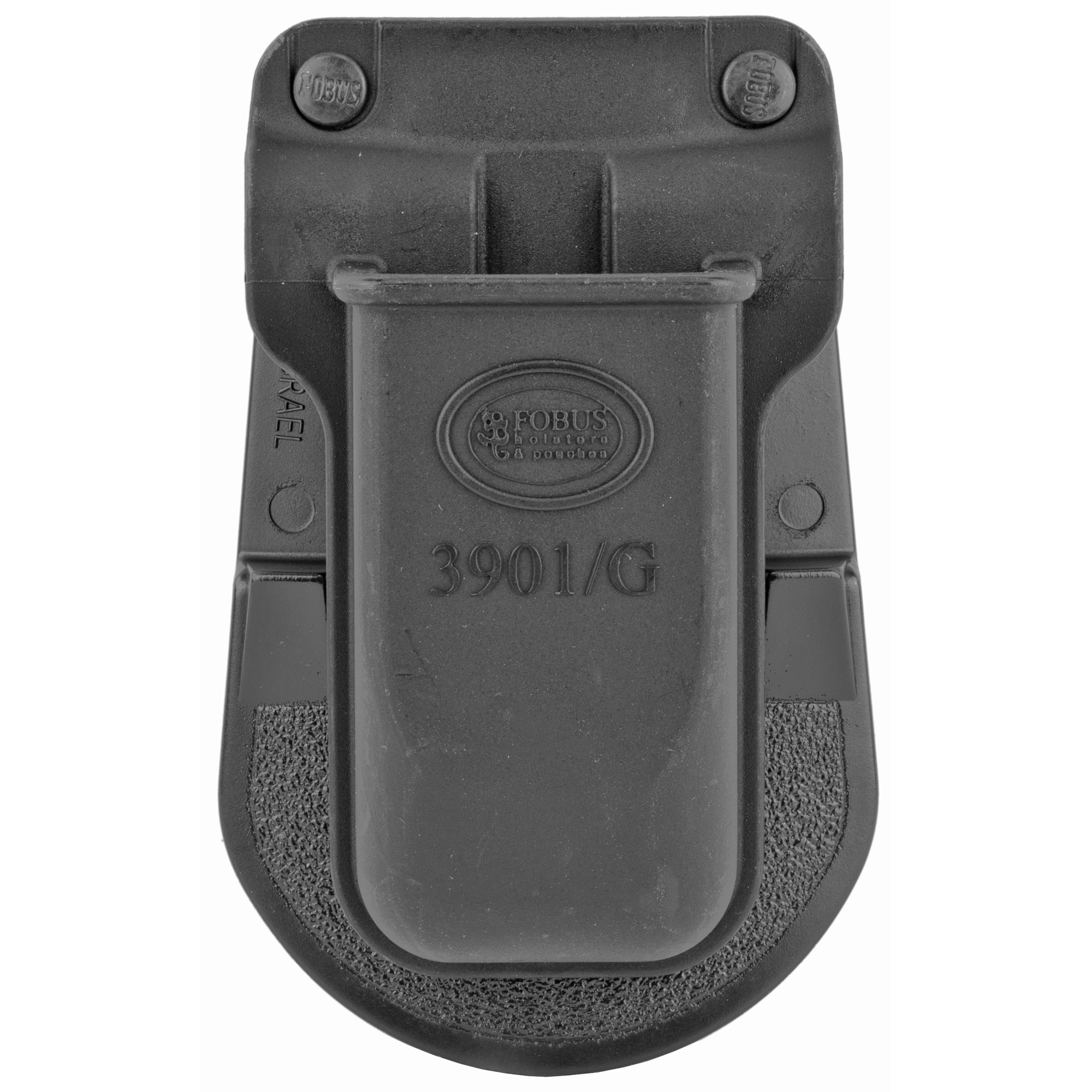 Fobus 3901G Single Mag Pouch Black Polymer Paddle for Glock/HK 9mm/.40