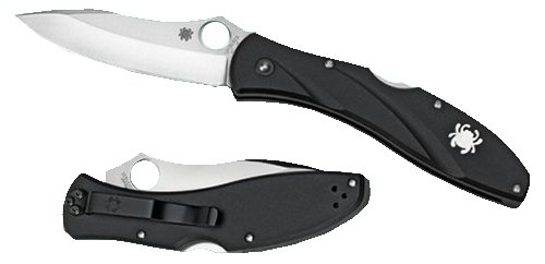 Spyderco Folding Knife With Plain Edge Md: C66PBK3