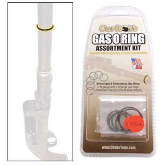 CARL REM 00166 Remington 1100 12ga Silver O-Ring Assortment Kit - Graphite Coated, Durable, Easy Install, 12 Pack