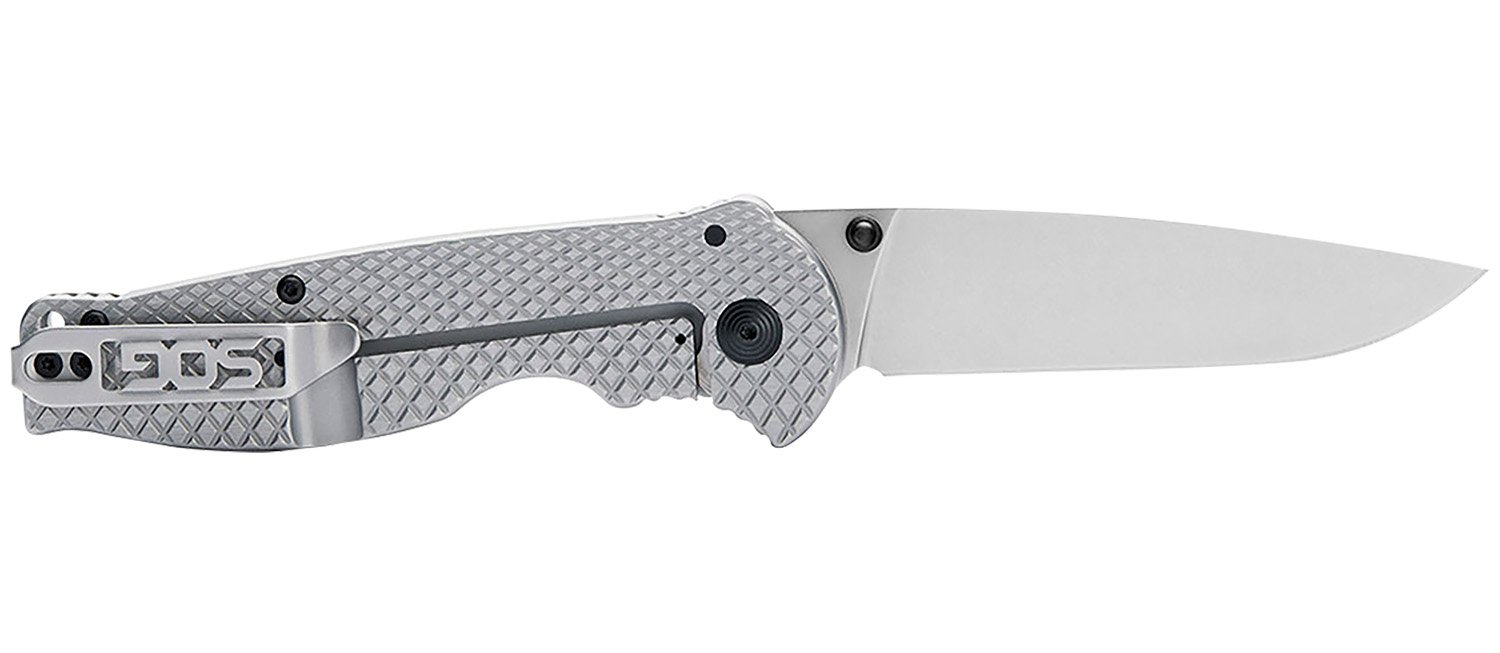SOG Flash FL Stonewashed 3.44" Clip Point Stainless Steel Knife - SOG - DROP POINT