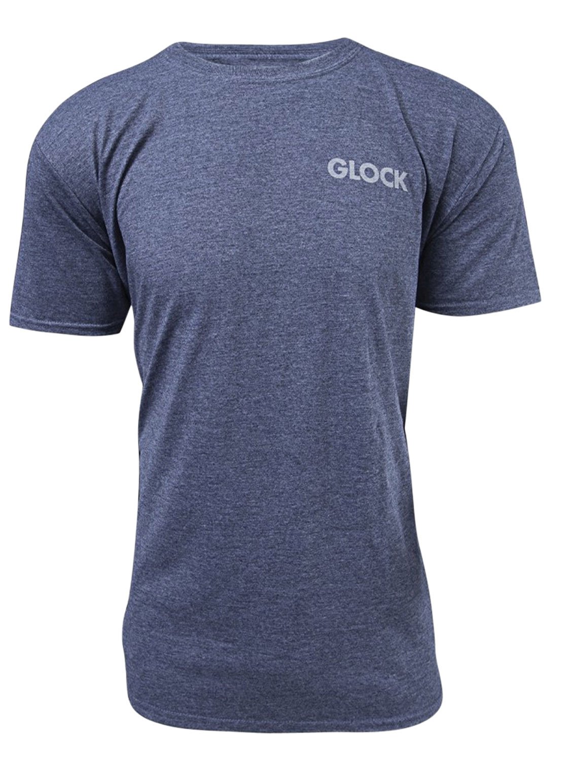 Glock AA75159 Pistol Flag Heather Navy 2XL Cotton/Poly T-Shirt
