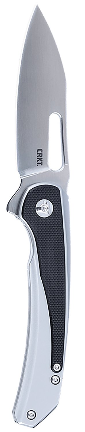 Crkt 6075 Padawan 3.01" Folding Wharncliffe Plain Brushed Satin 14C28n - Columbia River Knife & Tool - WHARNCLIFFE