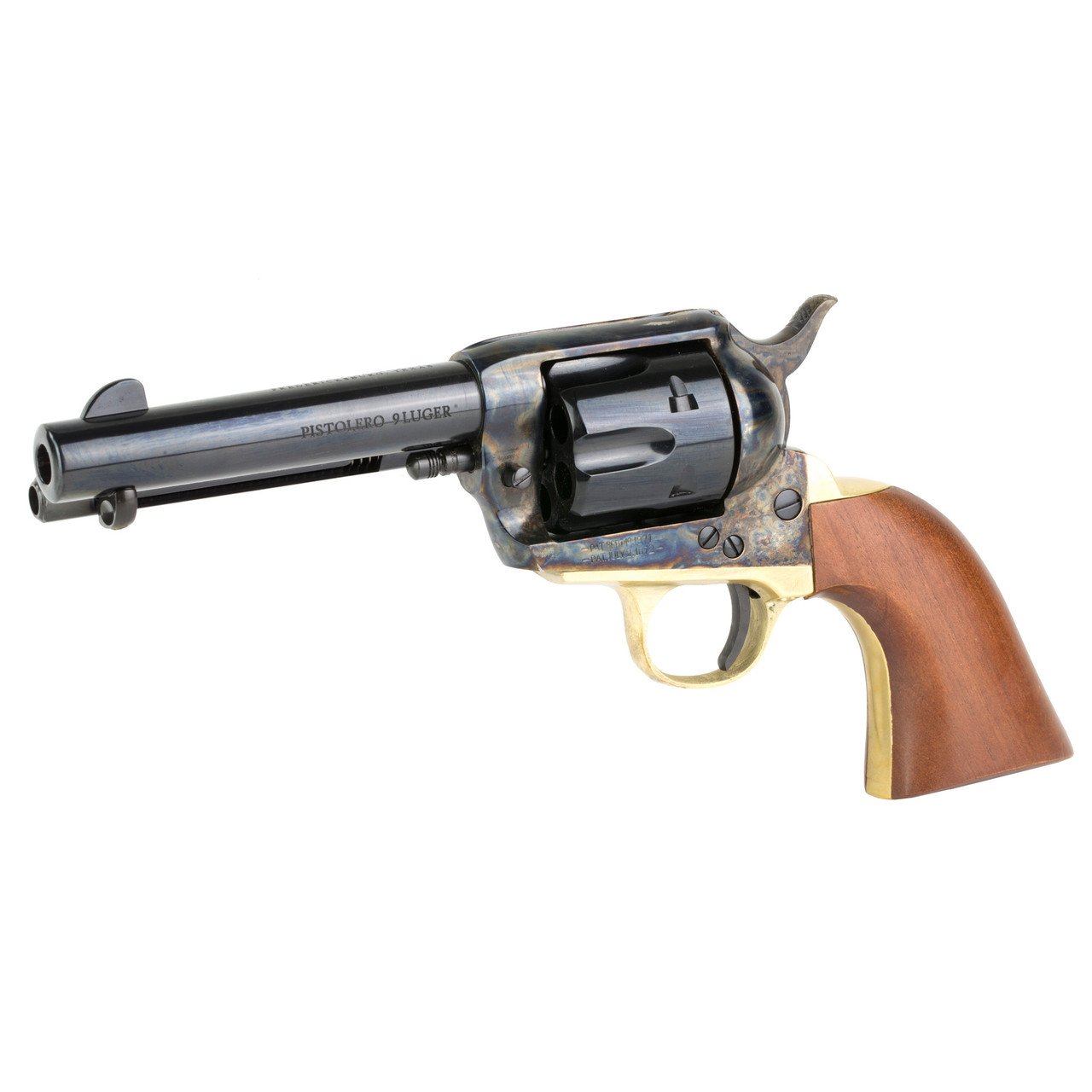 Cimarron Pistolero Revolver 45 Long Colt 4.75 in Case Hardened 6 Shot