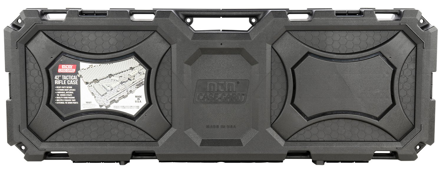 MTM Case-Gard RC42T Tactical Rifle Case 42" Black, Holds 2 Rifles - MTM Case-Gard - BLACK