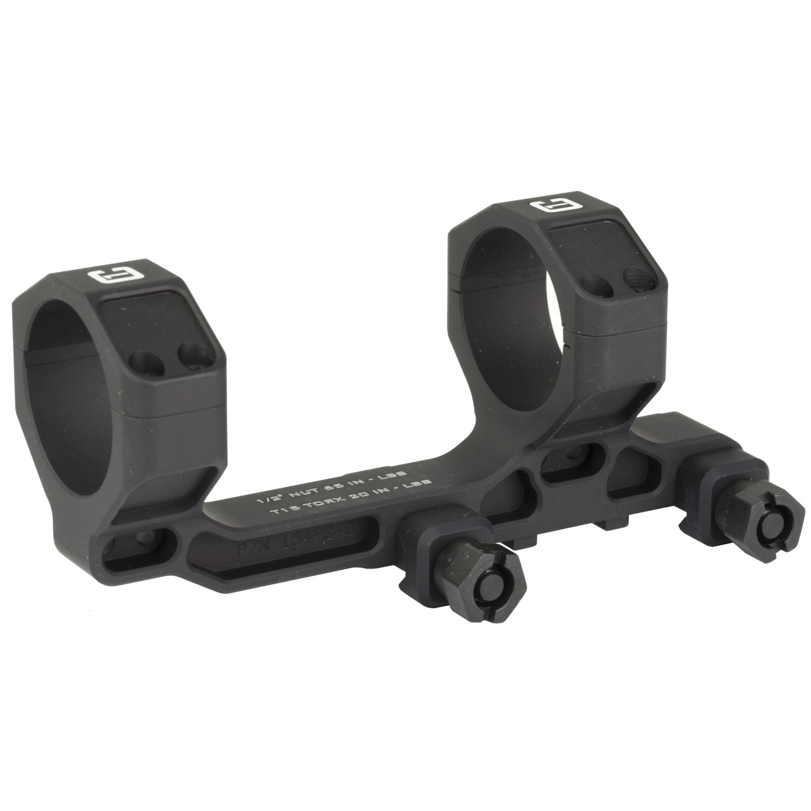 Badger Ordnance Condition One Modular Mount 34mm 1.54" Tall Anodized Black