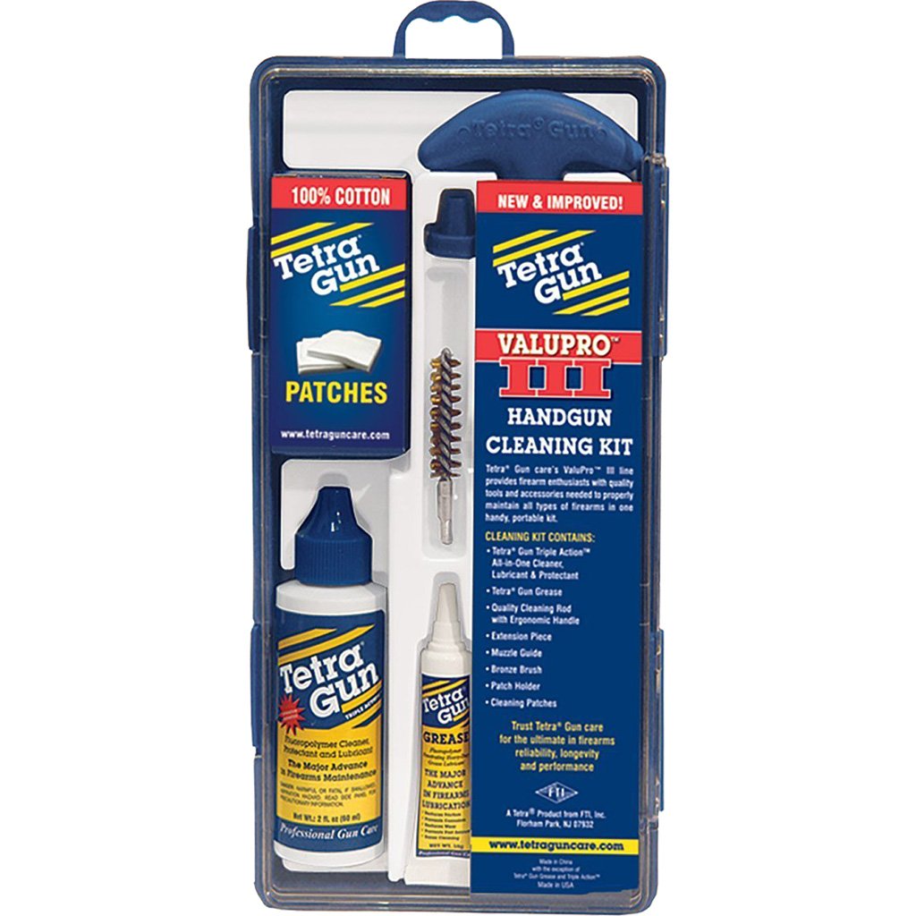 Tetra Gun Care TG715 Cleaning Kit .357/.38/9mm Handgun, Bronze Brush