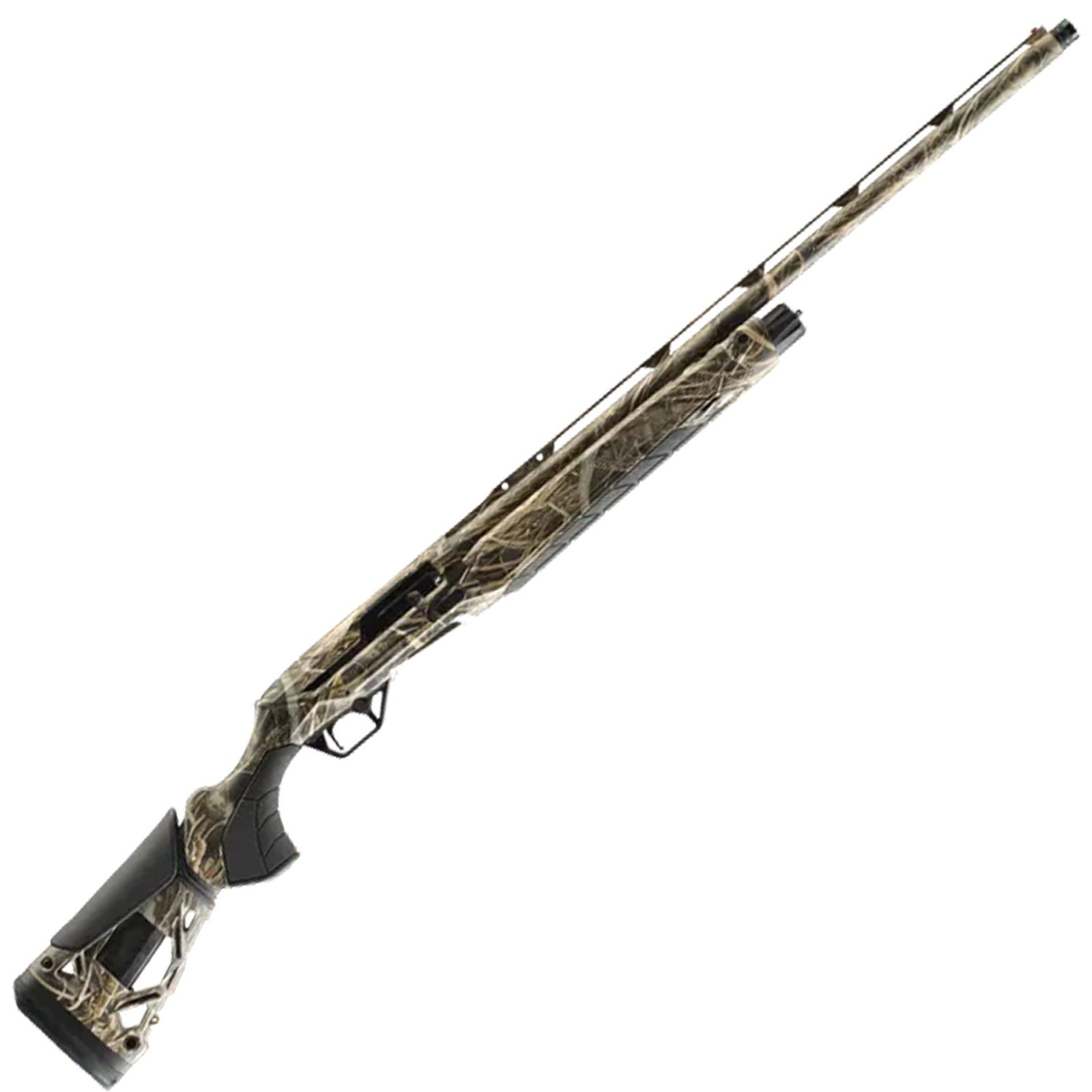 BERETTA AX800 SUPREMA 12/28 REALTREE MAX-7 B-LINK PRO GAS SYSTEM, STEELIUM PRO BARRELS, KICK-OFF PRO, POLY RECEIVER SHIMS KIT, BLACK EXTENDED CHOKES (F, IM, IC, C) (M INSTALLED), OIL, CHOKE WRENCH