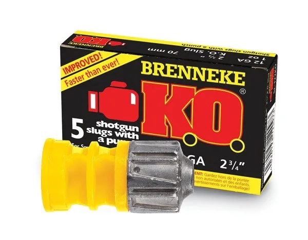 Brenneke KO Slugs 12 ga. 2 3/4 in. 1 oz. 5 rd. - Brenneke - 12 for sale at TheGunDock