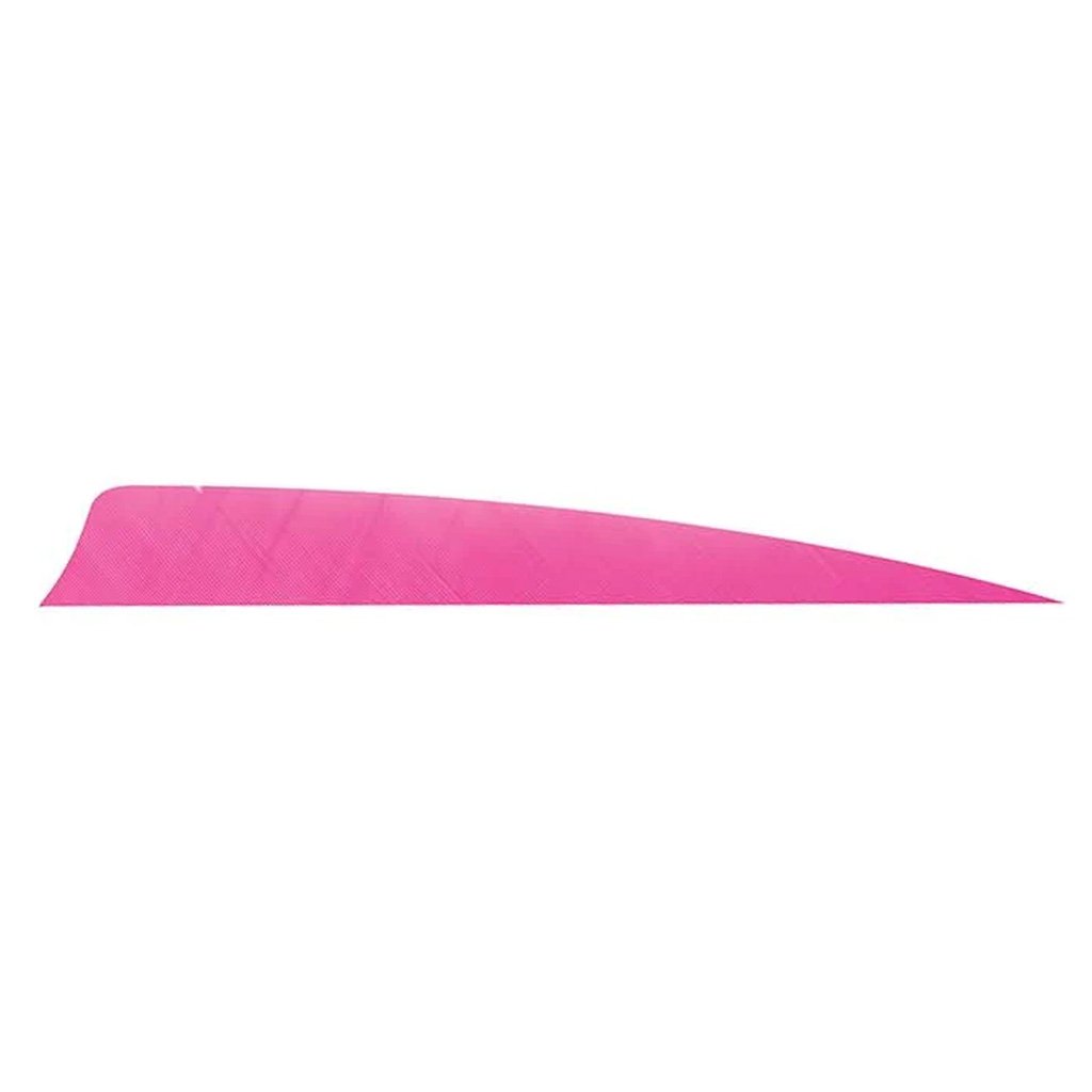 Trueflight 11602 Shield Cut Feathers Pink 4" RW 100-Pack