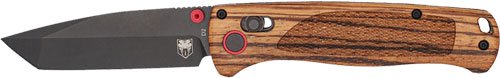 COBRATEC LEGACY BAR LOCK 3" ZEBRAWOOD/BLACK TANTO D2 - CobraTec Knives