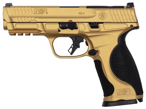 Smith & Wesson 14304 M&P9 M2.0 Metal 9mm 4.25" 10-Shot Gold Cerakote