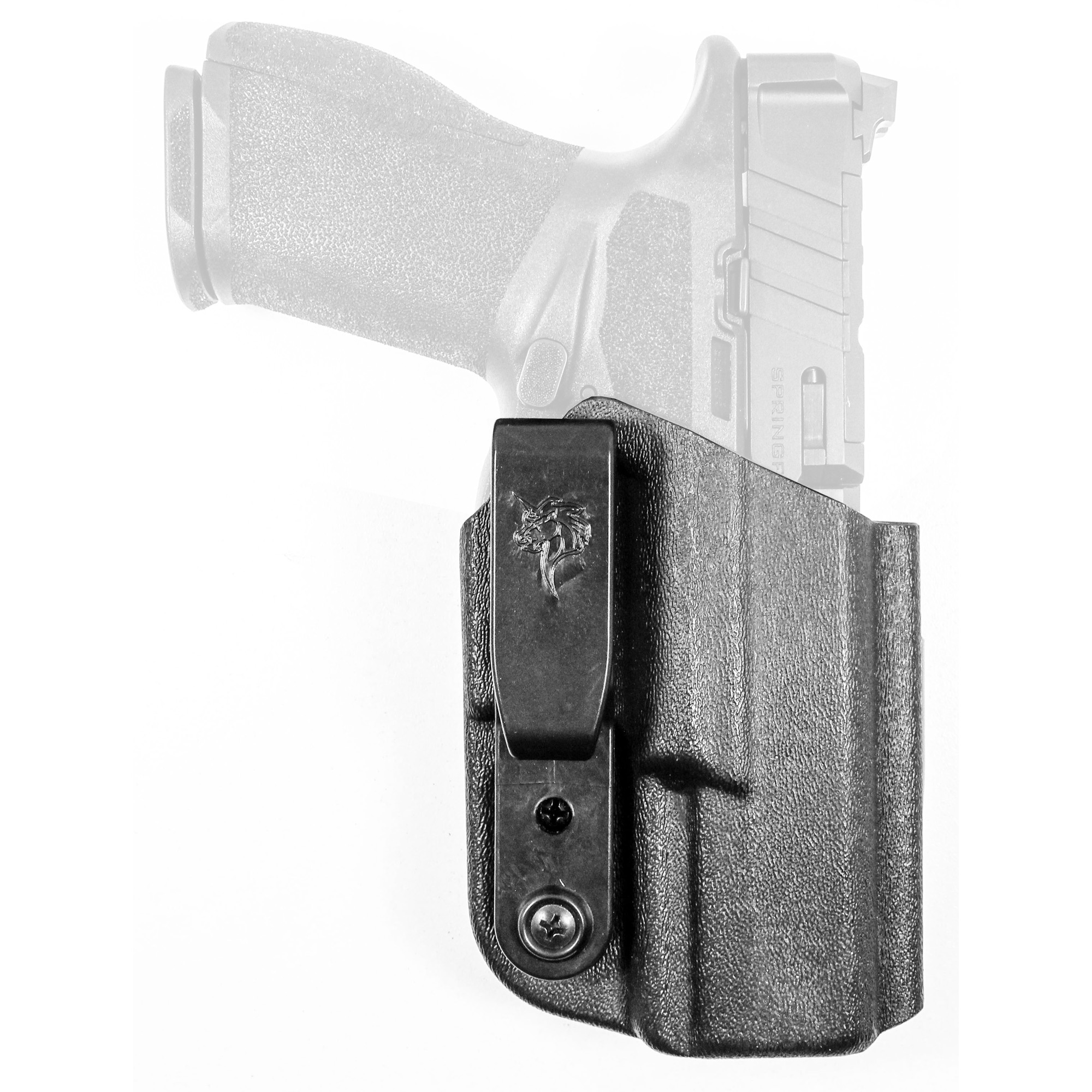 DeSantis 137KJ8ZZ0 Slim-Tuk IWB Holster, Kydex, Ambidextrous, Black