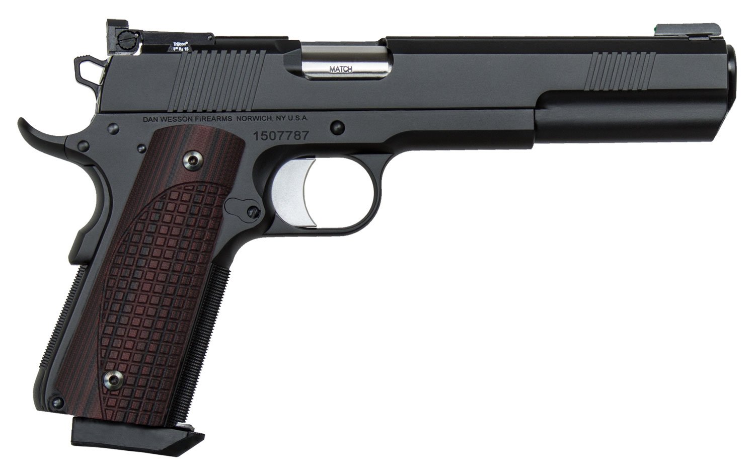 Dan Wesson Bruin 10mm Auto 6.03" Barrel Black Duty Finish Stainless Steel G10