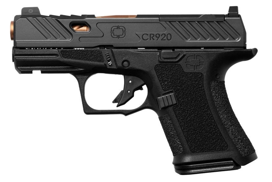 Shadow Systems CR920 Elite 9MM Semi-Auto Pistol: Matte Black, Tritium Night Sight, 10+1 Rounds - Shadow Systems - 9mm