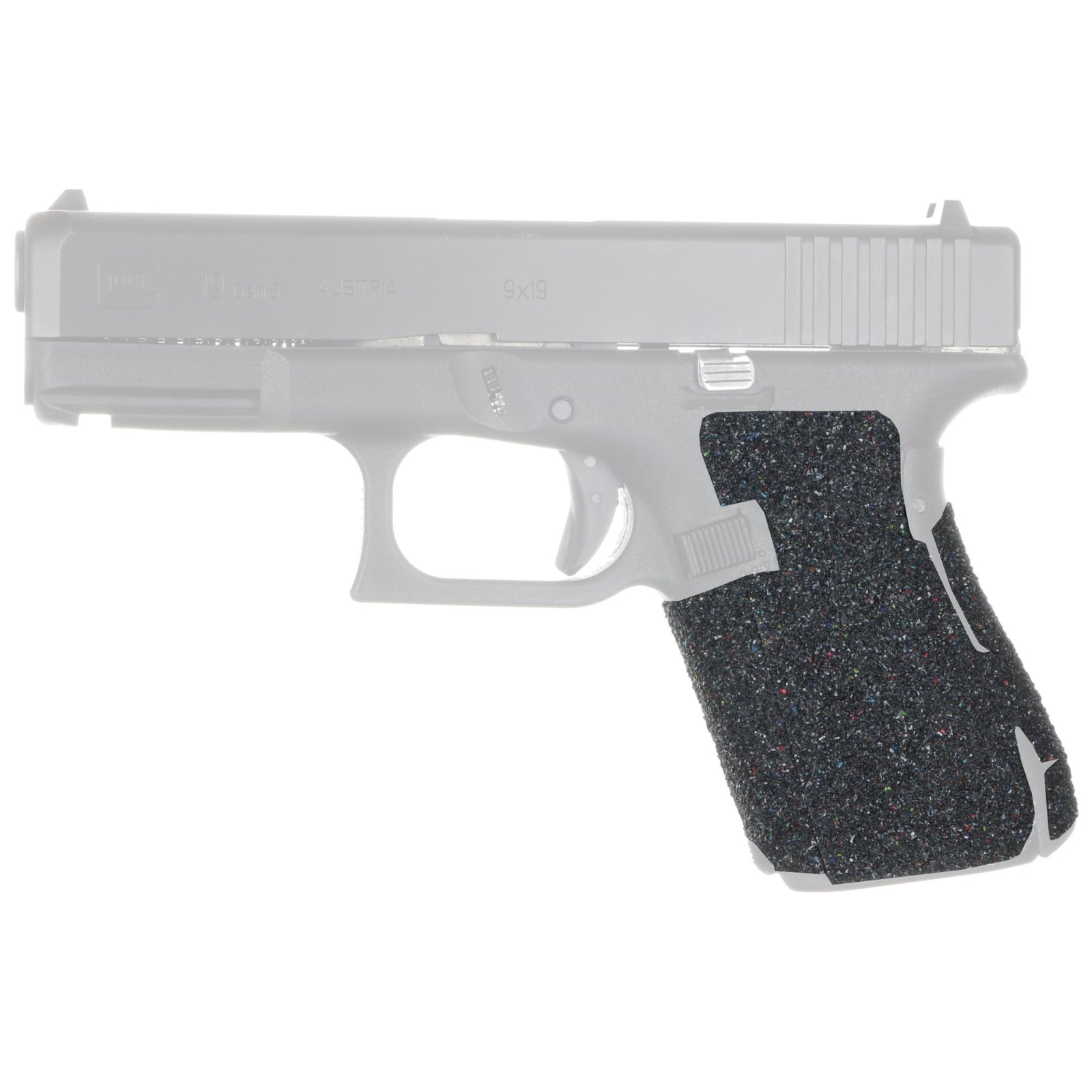 TALON Grips Inc Evolution Rubber Grip Adhesive Fits Glock Compact Blk - TALON Grips Inc
