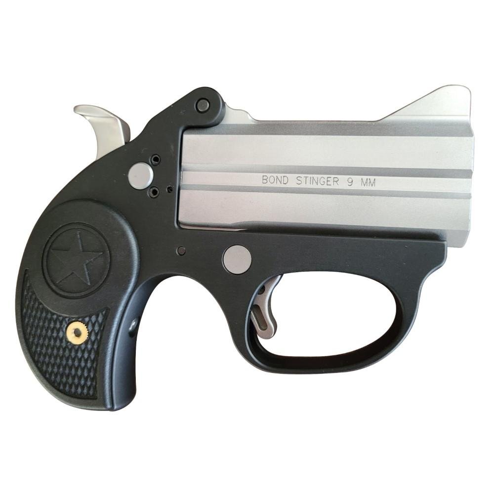 Bond Arms BASL Stinger 9mm Luger 2rd 3" Barrel Black Aluminum Frame - Bond Arms, Inc. - 9mm