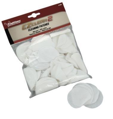 Traditions EZ Clean 2 Patches .45-.54 cal. 100 pk. Cotton Cleaning Patches - Traditions Performance Firearms - .45-.54