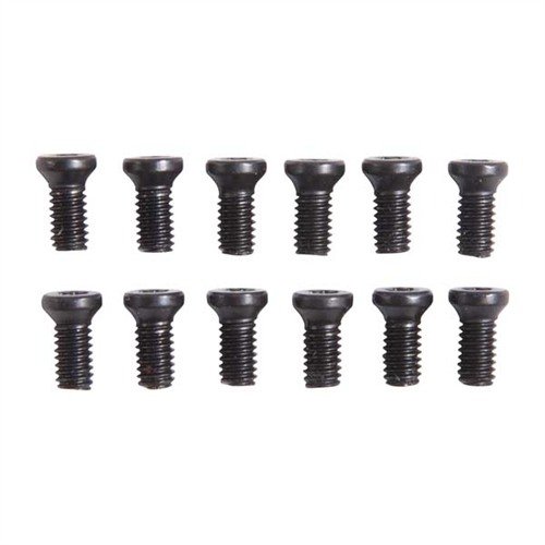 Brownells T-10 Weaver Oval Screw 6-40 X 11/32 12 Pack