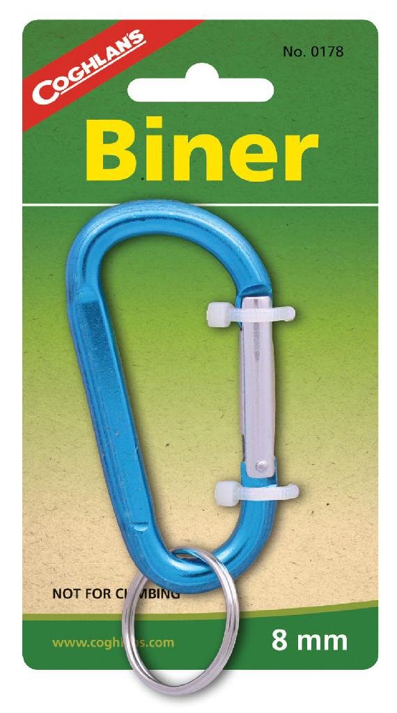 Coghlan's 2478 8mm Mini Biners Gear Attachment Clips Pack of 6