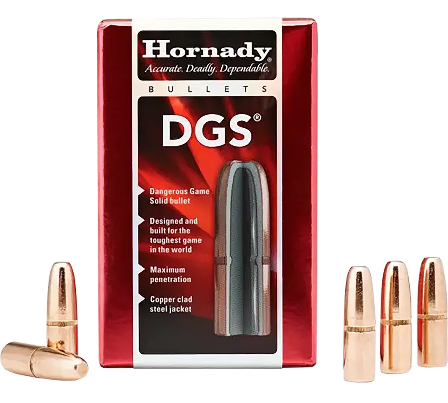 Hornady 4241 DGS .423 Cal 400gr Dangerous Game Solid 50/Box - Horn Hunter - 423 Cal