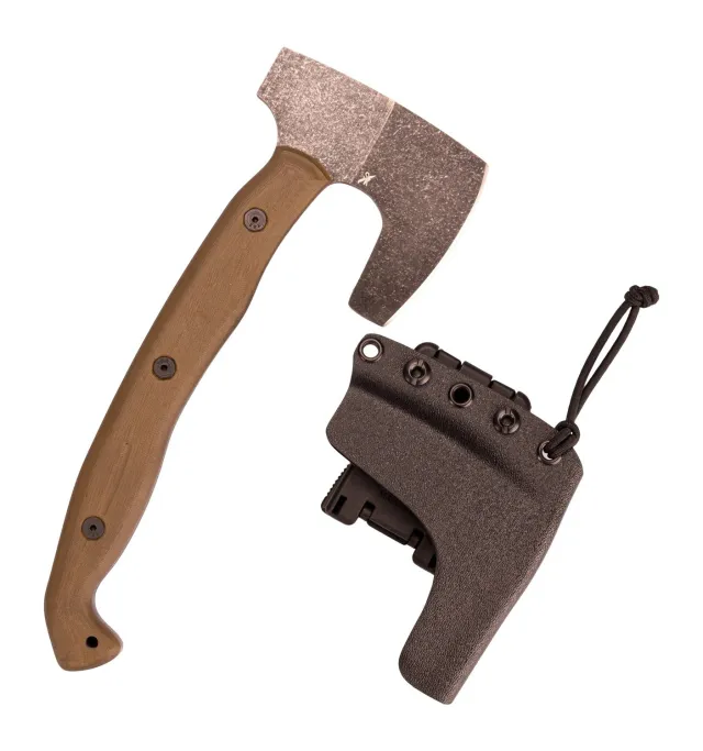 STROUP VIKINGOD ODG Acid Etched Tomahwk - Stroup Knives