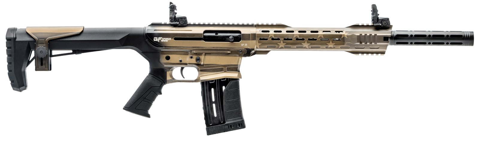 GForce GF25 12GA Shotgun 18.5 in Bronze Cerakote 5rd Manual Safety
