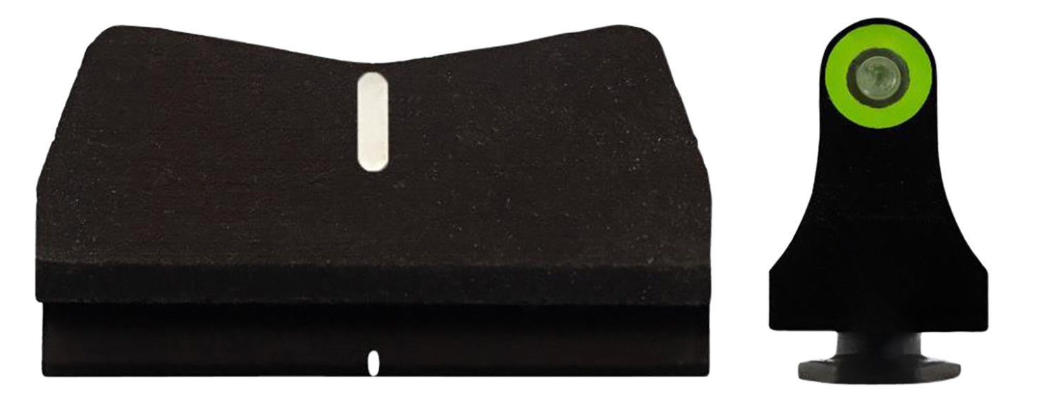 XS Sights GL0015P4G DXT2 Night Sights Green/White Tritium for Glock 17/19