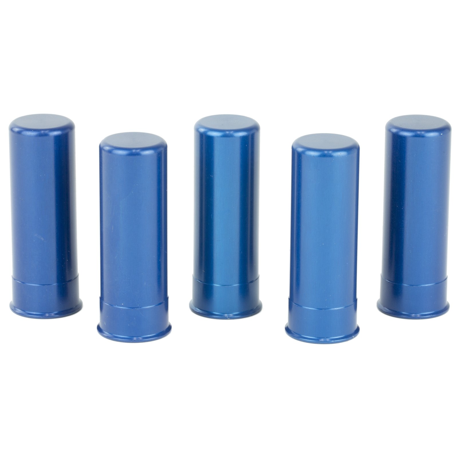 A-Zoom 12311 Aluminum Snap Cap Pack, 12 Gauge Shotgun Training Tool, 5 Count, Blue