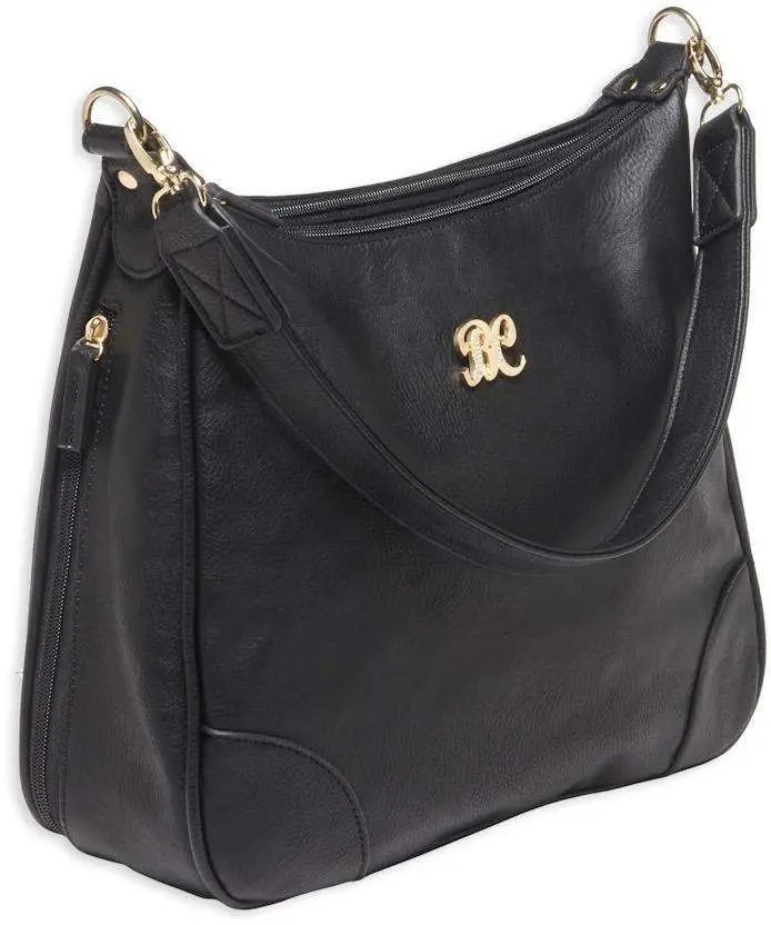 Bulldog BDP010 Hobo Purse with Holster Black Leather Ambidextrous - Bulldog - BLACK