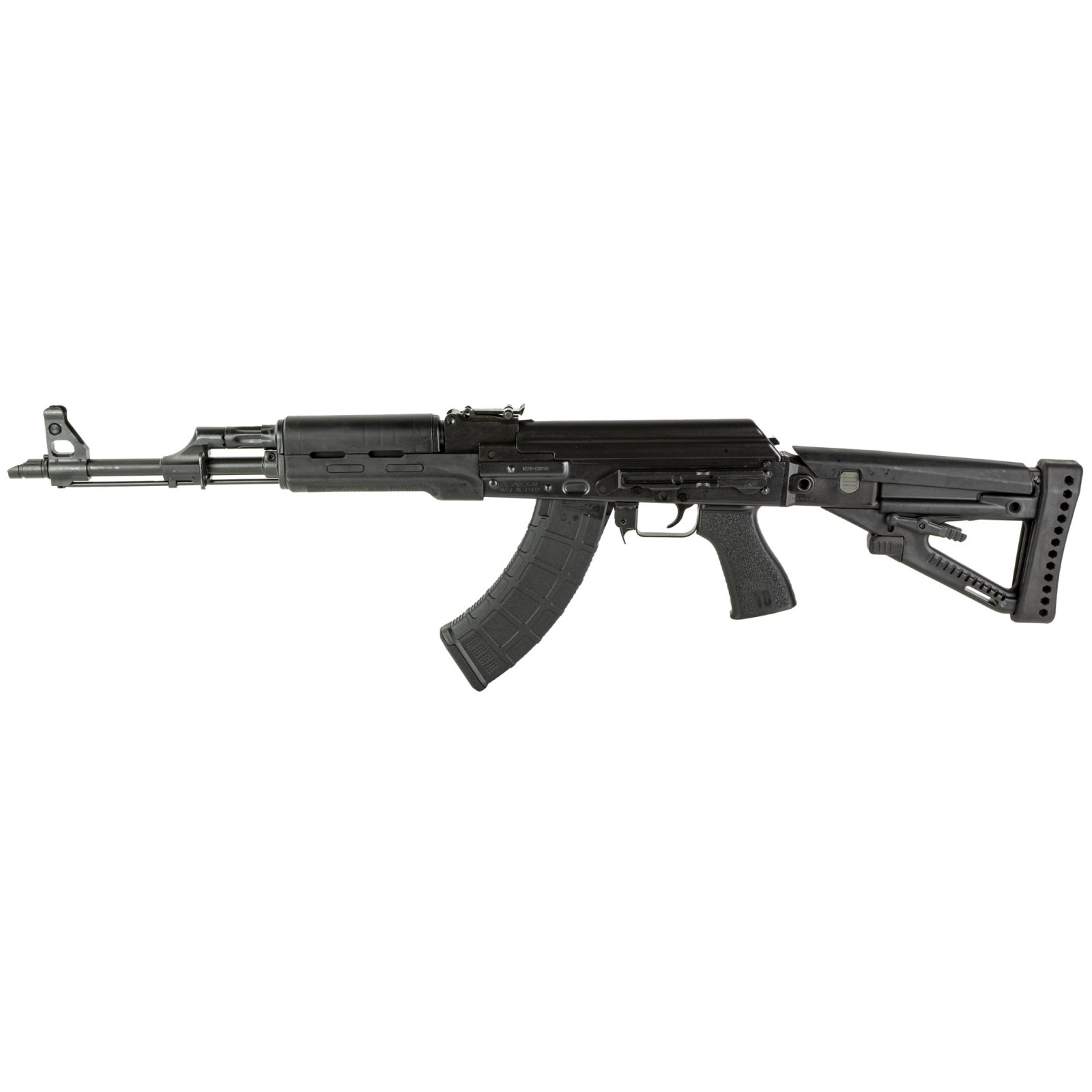 Zastava ZPAPM70 Rifle 7.62x39 16.3 in Chrome Lined Barrel Black 30 Rounds - Zastava Arms - 7.62 x 39mm