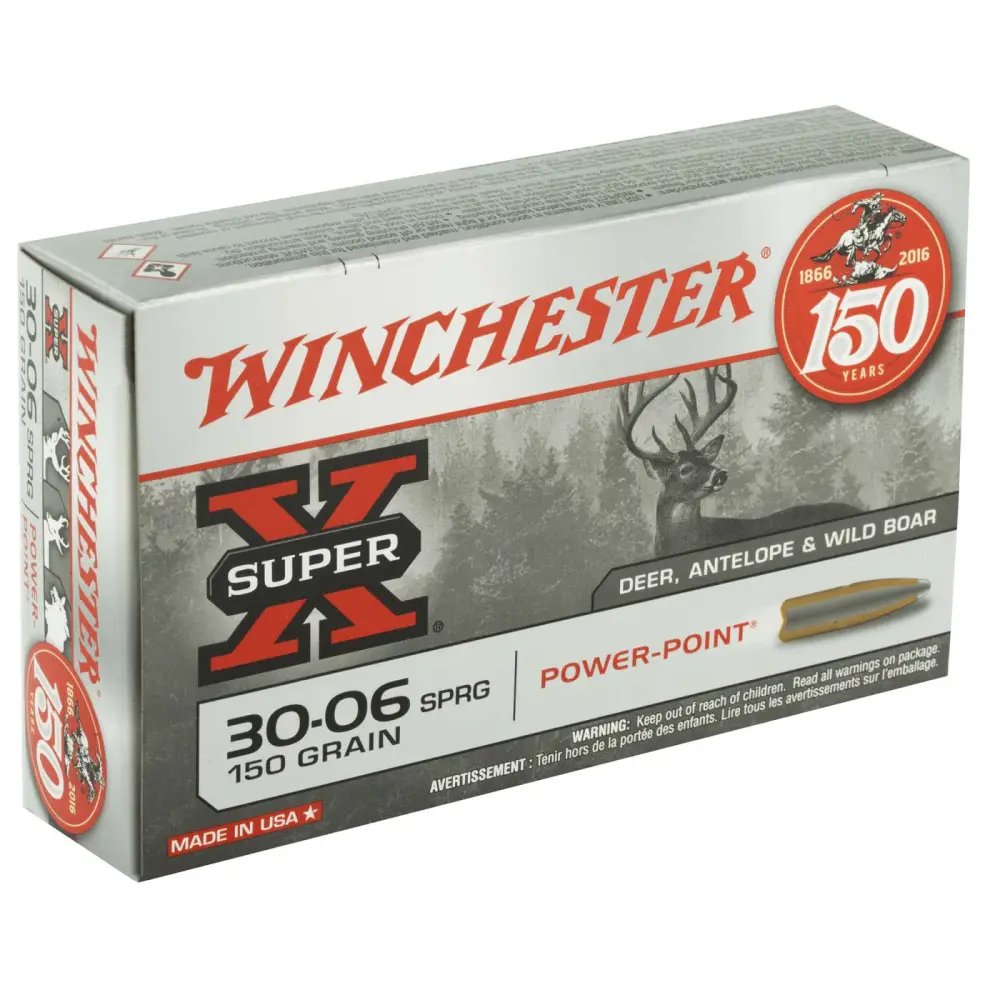 Winchester X30061 30-06 Springfield 150 Grain Power Point 20 Rounds - Winchester - POWER POINT